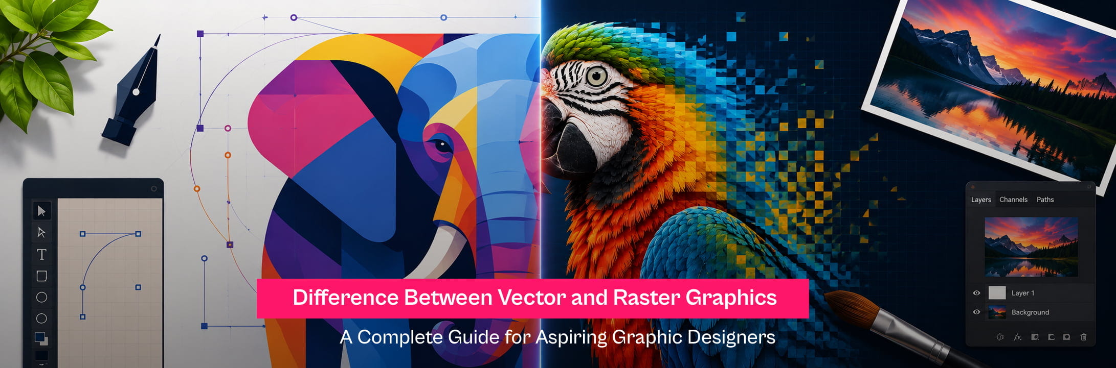 Difference Between Vector and Raster Graphics: A Complete Guide for Aspiring Graphic Designers