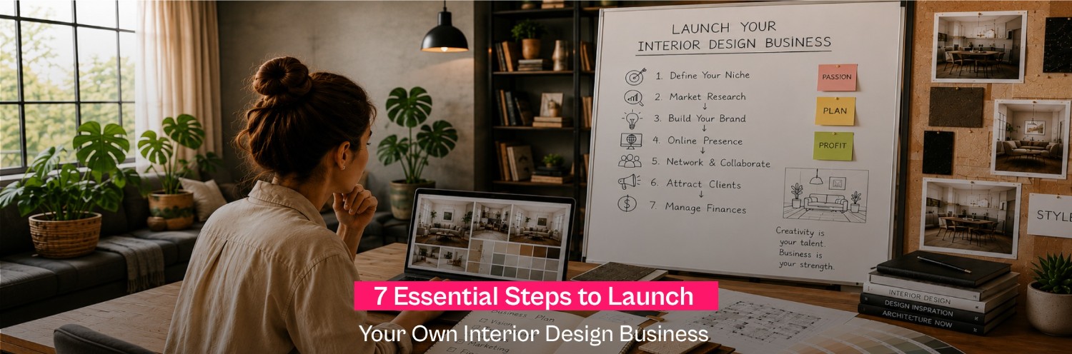 7 Essential Steps to Launch Your Own Interior Design Business
